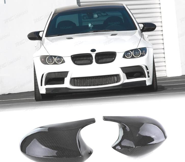 Coques Rétroviseurs Carbone Look M3 Pour Bmw Série 3 E90 E91, Auto-onderdelen, Carrosserie, Verzenden