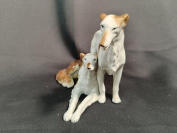 Carl Scheidig, Gräfenthal - Beeldje - Groupe de deux