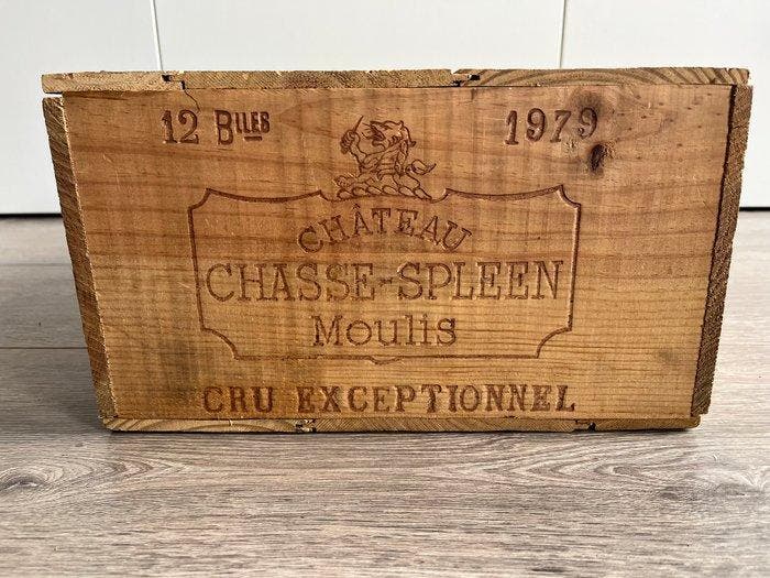 1979 Chateau Chasse-Spleen - Moulis - 12 Flessen (0.75, Verzamelen, Wijnen