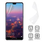 Huawei P20 Lite Screen Protector Soft TPU Foil Folie PET, Verzenden, Nieuw