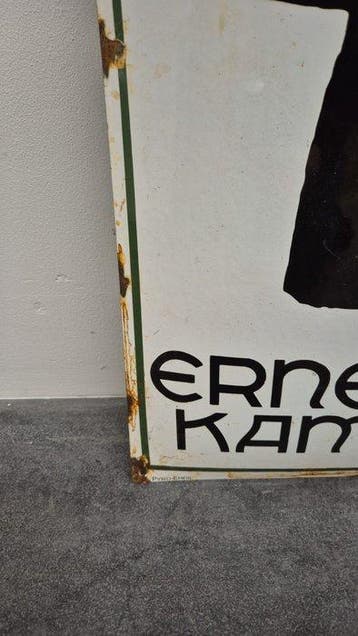 Ernemann Kameras - Reclamebord - Emaille, Antiek en Kunst