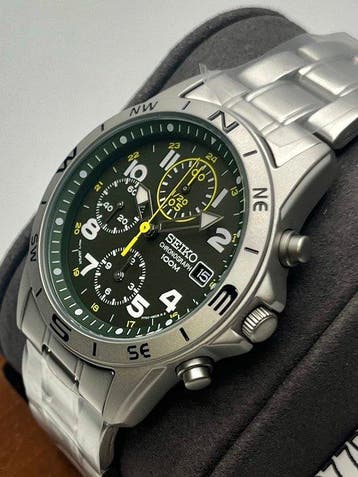 Seiko - Chronograph - Zonder minimumprijs - SND377P1 100M –