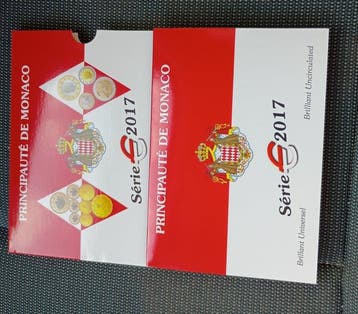 Monaco. Year Set (BU) 2017 (Zonder minimumprijs), Timbres & Monnaies