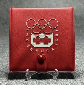 1964 Innsbruck Olympics – Official participant medal with, Nieuw
