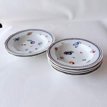 Richard Ginori - Assiette (6) - Porcelaine - Porcelaine
