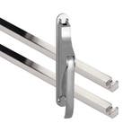 Pomp-espagnolet Elegant mat chroom inclusief 2 stangen, Doe-het-zelf en Bouw, Deuren en Vliegenramen, Nieuw