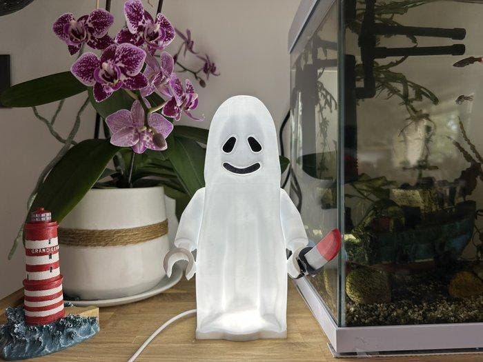 LEGO Custom Item - Lighted LEGO Ghost Minifigure, Enfants & Bébés, Jouets | Duplo & Lego