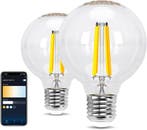 E27 LED lamp - Dimbaar - Filament lamp - 6W - 2 stuks - Aigo, Verzenden