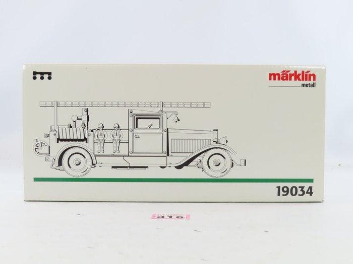 Märklin - Blikken speelgoed - 19034 - Brandweerwagen uit de, Antiek en Kunst, Antiek | Speelgoed