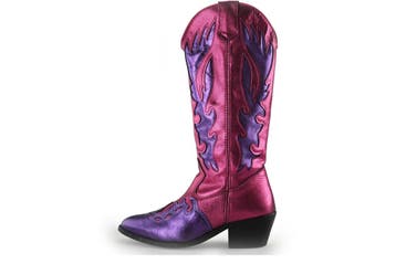 DWRS Cowboy laarzen in maat 38 Paars, Kleding | Dames, Schoenen, DWRS, Overige kleuren, Verzenden, Zo goed als nieuw