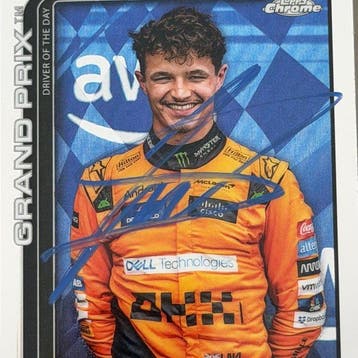 Mclaren - Topps Chrome 130 Lando Norris Driver of the Day Gp