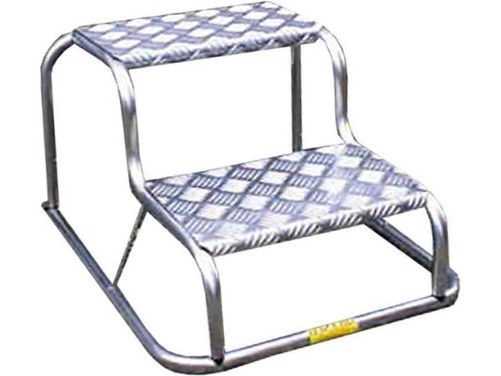 Milenco Aluminium Original Double Opstap - Dubbel - 200 kg -, Caravanes & Camping, Accessoires de camping, Envoi