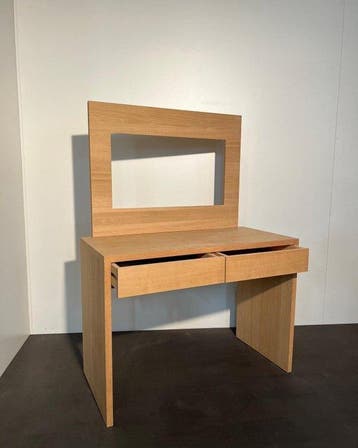 Kaptafel - Eik - houten kaptafel, Antiek en Kunst