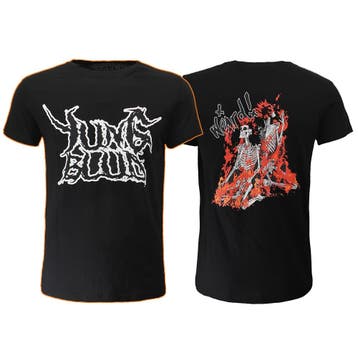 Yungblud Weird Flaming Skeletons T-Shirt, Nieuw