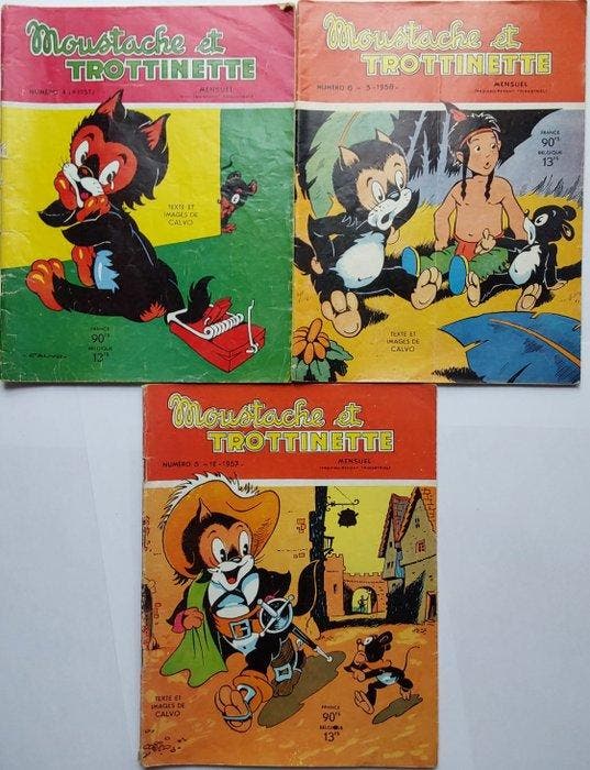 Moustache et Trottinette (Mensuel) T4 à T10 - 7x B - 7 Comic, Boeken, Stripverhalen