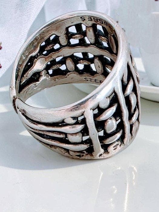 Sans prix de réserve - Other brand - Bague Argent - Studio, Handtassen en Accessoires, Ringen