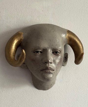 Aga Koncka - Untitled - Wall Ceramic Sculpture
