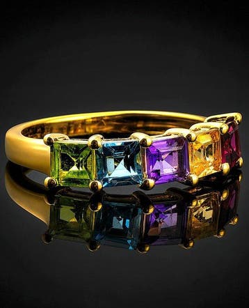 Sans prix de réserve - Bague Bague de pierres précieuses