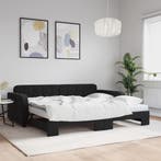vidaXL Slaapbank onderschuifbed en matrassen 90x190 cm, Huis en Inrichting, Slaapkamer | Bedden, Verzenden, Nieuw