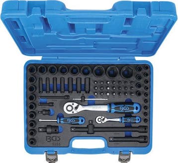 Bgs Technic Doppendoos BGS, 69 delig, 1/4 en 1/2, Verzenden