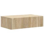 vidaXL Wandgemonteerde Zijtafel Sonoma Eiken 59 x 34,5 x 17, Verzenden, Nieuw