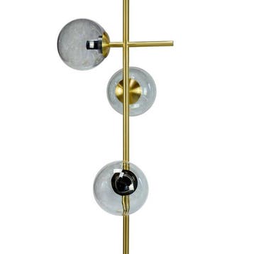 Dyberg Larsen - Staande lamp - Como - Koper/Rook - Metaal,