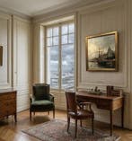 École française (c. 1900) - Au port de Rouen