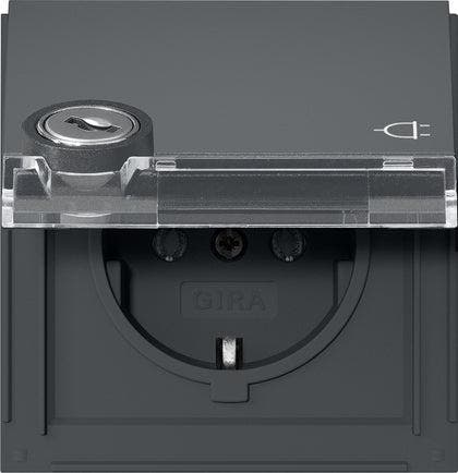 Gira TX44 Vergrendelbare Buiten SCHUKO Stopcontact Met, Doe-het-zelf en Bouw, Elektriciteit en Kabels, Verzenden