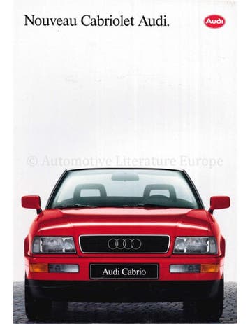 1991 AUDI CABRIOLET BROCHURE FRANS