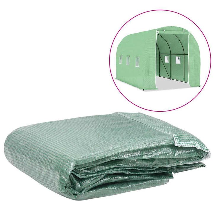 vidaXL Kashoes vervangend (6,86 m²) 200x343x200 cm groen, Tuin en Terras, Overige Tuin en Terras, Nieuw, Verzenden
