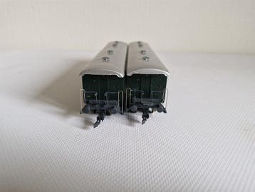 Roco Exact 1:87 H0 - 45095/45096 - Wagon de passagers pour, Hobby en Vrije tijd, Nieuw