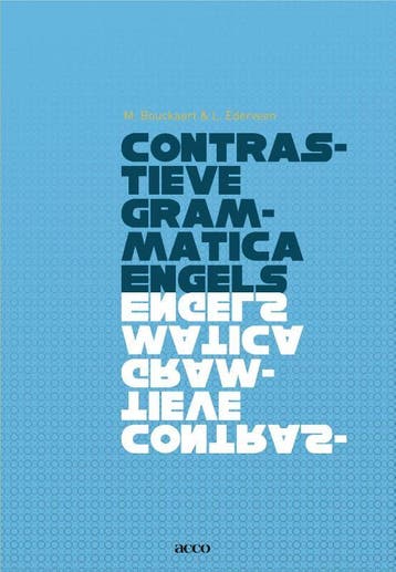 Contrastieve grammatica Engels 9789033495434, Boeken, Verzenden, Gelezen, Marina Bouckaert-den Draak