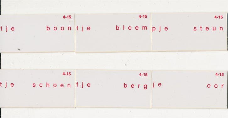 Taaldomino Woord verkleinen (4-15), Boeken, Schoolboeken, Verzenden