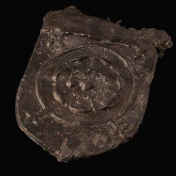 Post-middeleeuws Lood Nederlandse dakplaquette met