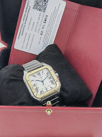 Cartier - Santos de Cartier - Zonder minimumprijs - 4072 -, Handtassen en Accessoires, Nieuw