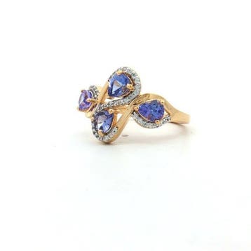 Sans prix de réserve - Bague Argent - 1.36ct. tw. Tanzanite, Nieuw