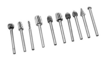 Set van 10 mini HSS freesjes (3.175 mm), Doe-het-zelf en Bouw, Verzenden, Nieuw