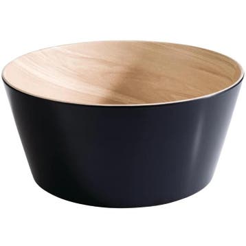Kom | FRIDA | Melamine | Zwart | 220cl | Per Stuk |, Verzenden, Nieuw in verpakking