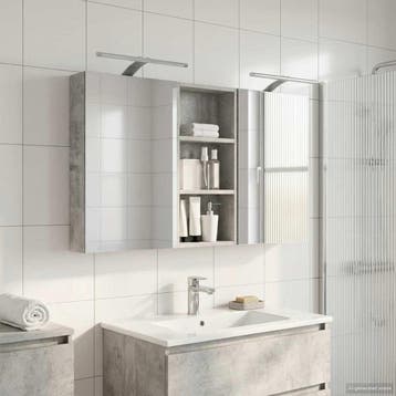 vidaXL Badkamerkast set 3 pcs 110 x 10,5 x 60,5 cm Bewerkt, Verzenden