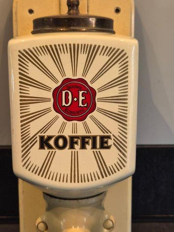 Douwe Egberts - Koffiemolen - Keramiek, Glas, Metaal - In