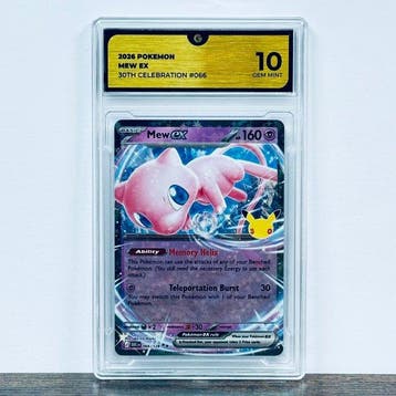 Pokémon Graded card - Mew ex 066- 30th Anniversary – Pokémon