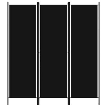 Kamerscherm Zwart 150x180cm | 33% Korting - Retour deal, Huis en Inrichting, Woonaccessoires | Kamerschermen, Verzenden, Zo goed als nieuw