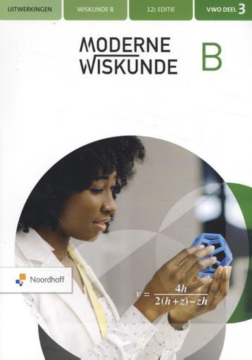 Moderne Wiskunde 12e ed vwo B uitwerkingen 3 9789001892586, Boeken, Verzenden, Zo goed als nieuw