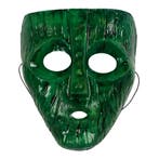 Groen houten Jade masker, Verzenden, Nieuw