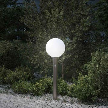 vidaXL Bolderverlichting met sensor 80 cm RVS IP44, Verzenden