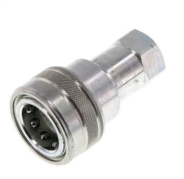 Acier DN 12.5 Coupleur hydraulique femelle 1/2 pouce, Verzenden