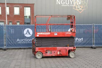Veiling: Schaarlift ManiAccess 120 SE Elektrisch 11.75m 2014, Ophalen