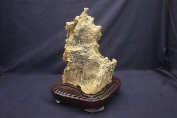 Non réservé ! Grand rocher de lettré de 27 cm de haut et 4