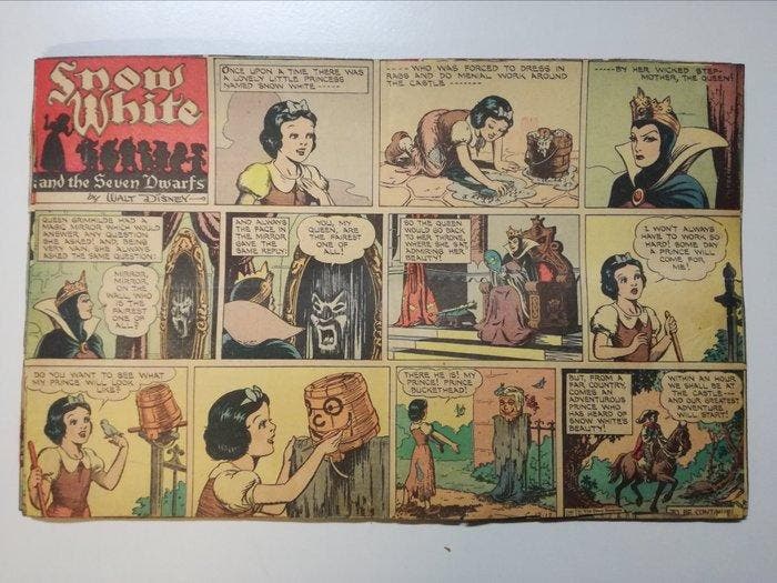 Snow White and the Seven Dwarfs - 19 Krantpaginas -, Livres, BD | Comics