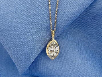 Sans prix de réserve - Collier avec pendentif - 14 carats Or